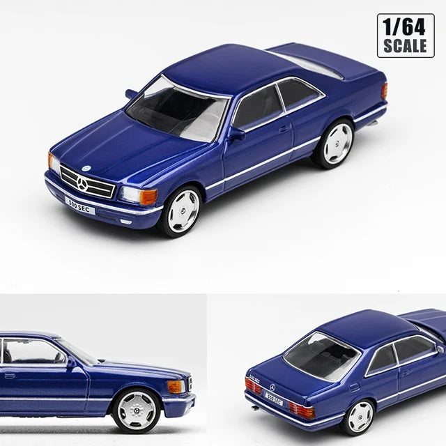 DCT Mercedes - Benz 500 SEC Metallic Blue - Scale 1/64