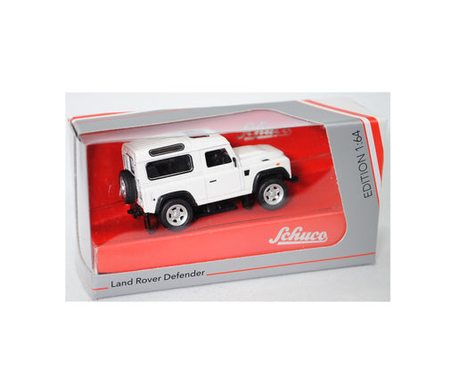 Schuco - Land Rover Defender White - Scala 1/64 452013400