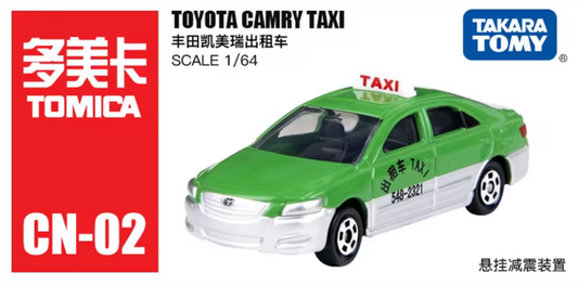 Takara Tomy Tomica - Toyota Camry Taxi Green - Scala 1/64