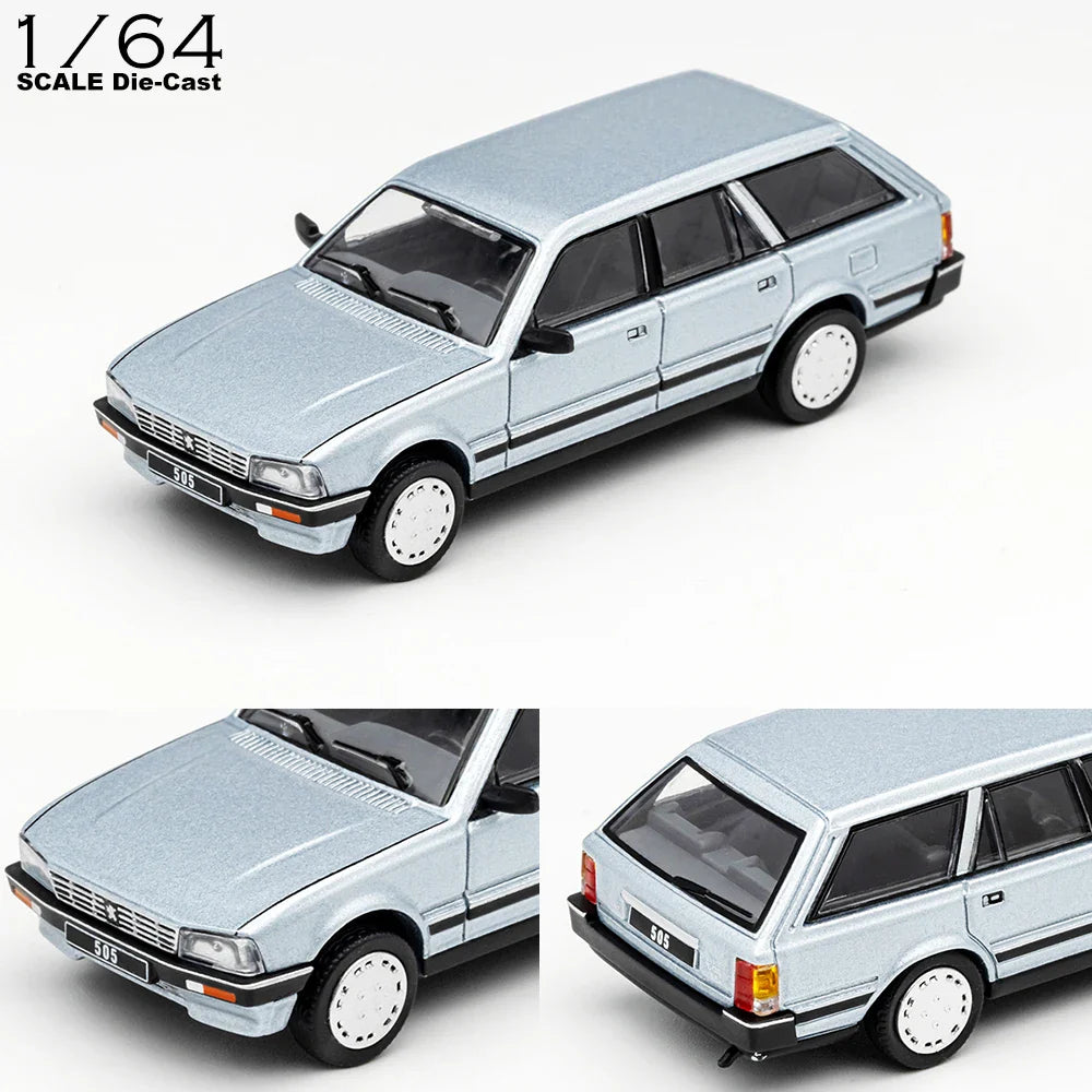 DCT Peugeot 505 SW Light Blue - Scala 1/64