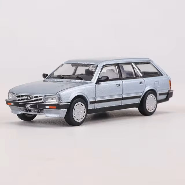 DCT Peugeot 505 SW Light Blue - Scala 1/64