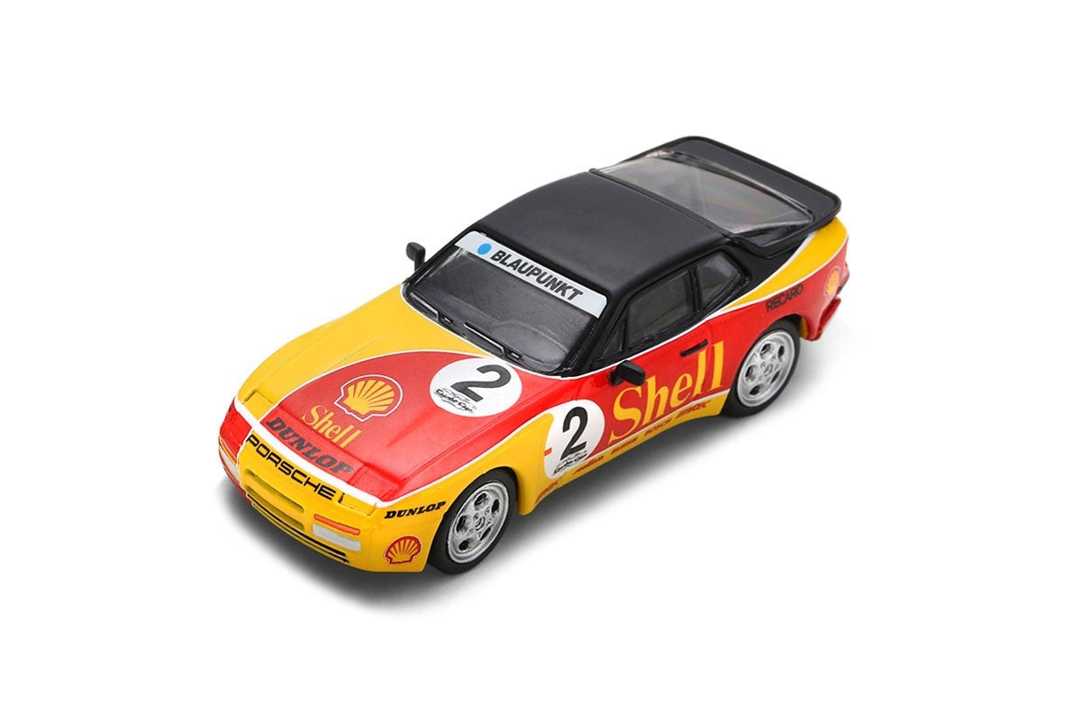 Porsche 944 Shell Turbo Cup #2 (Flat headlights) - Spark Model - Scala 1/64 YO64003