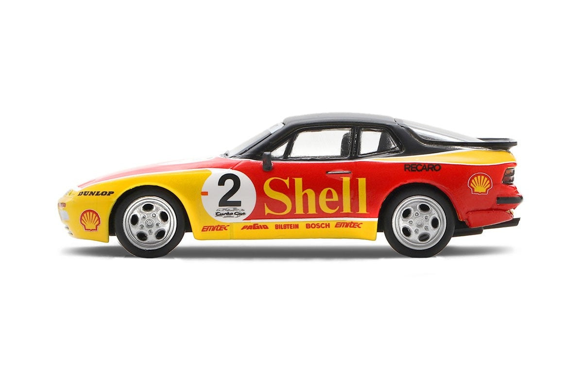 Porsche 944 Shell Turbo Cup #2 (Flat headlights) - Spark Model - Scala 1/64 YO64003