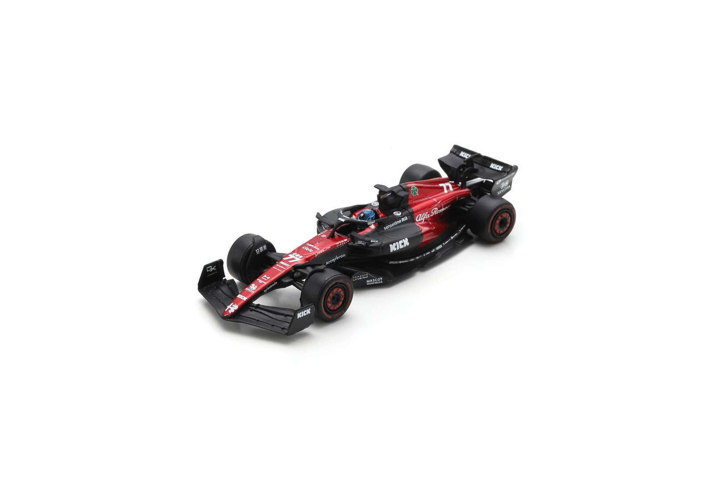 Spark Model - Alfa Romeo F1 Team KICK C43 No.77 Alfa Romeo F1 Team ORLEN 2023 - Scale 1/64 Y281