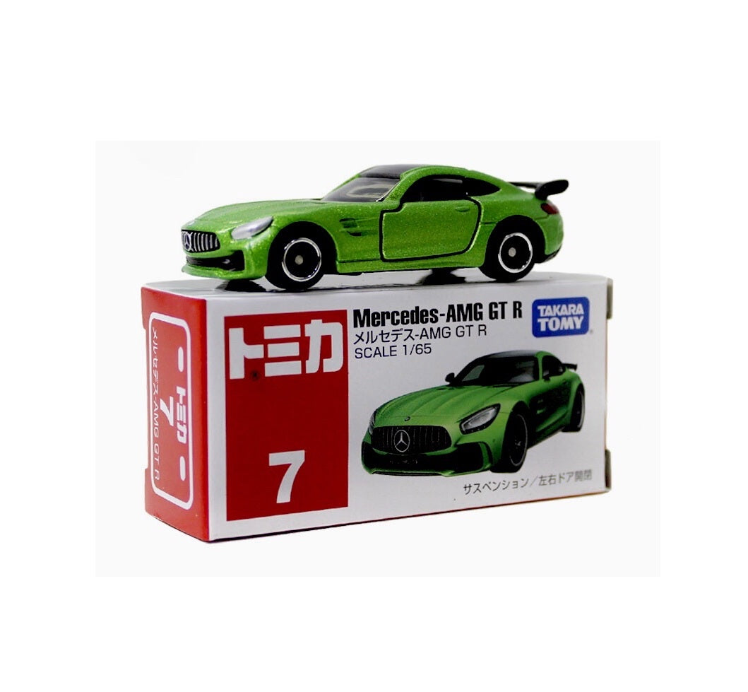 Takara Tomy Tomica - Mercedes Benz AMG GT R Green - Scala 1/64 Circa