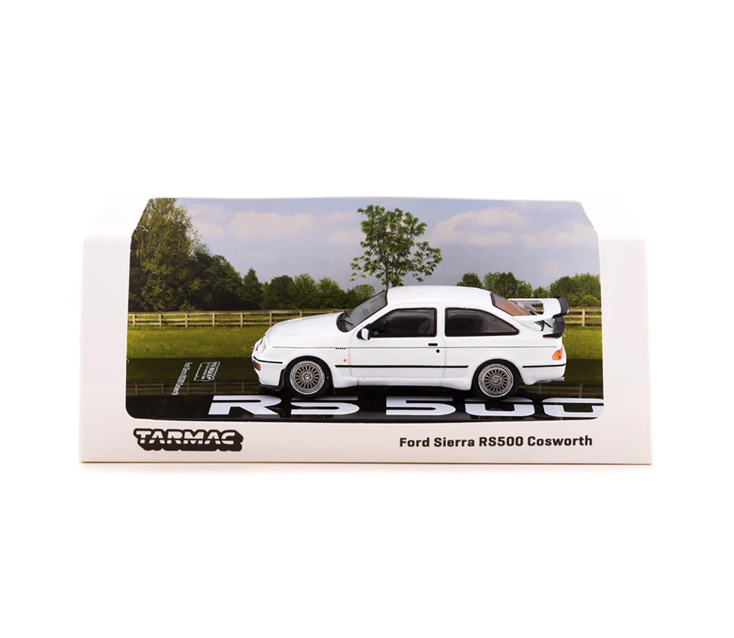 Tarmac Works - Ford Sierra RS500 Cosworth White - Scale 1/64 T64R-058-WHT