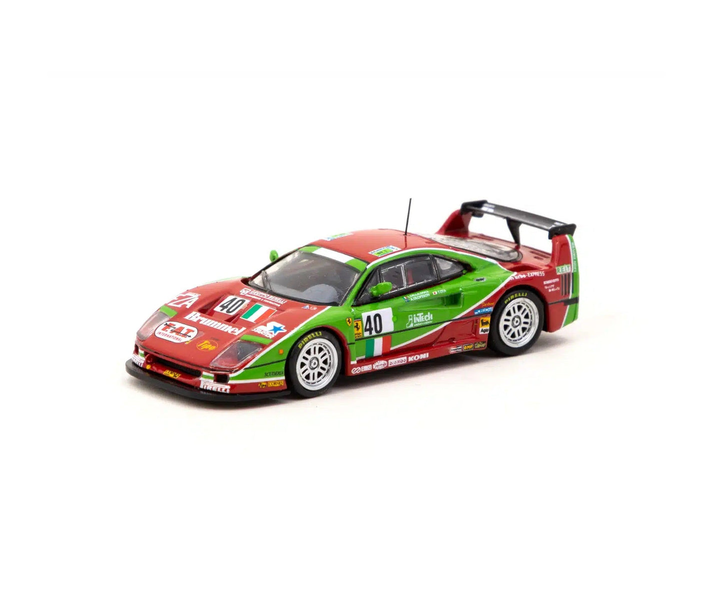 Tarmac Works - Ferrari F40 24h of Le Mans 1995 A. Olofsson / L. Della Noce - 1/64 Scale T64-075-95LM40