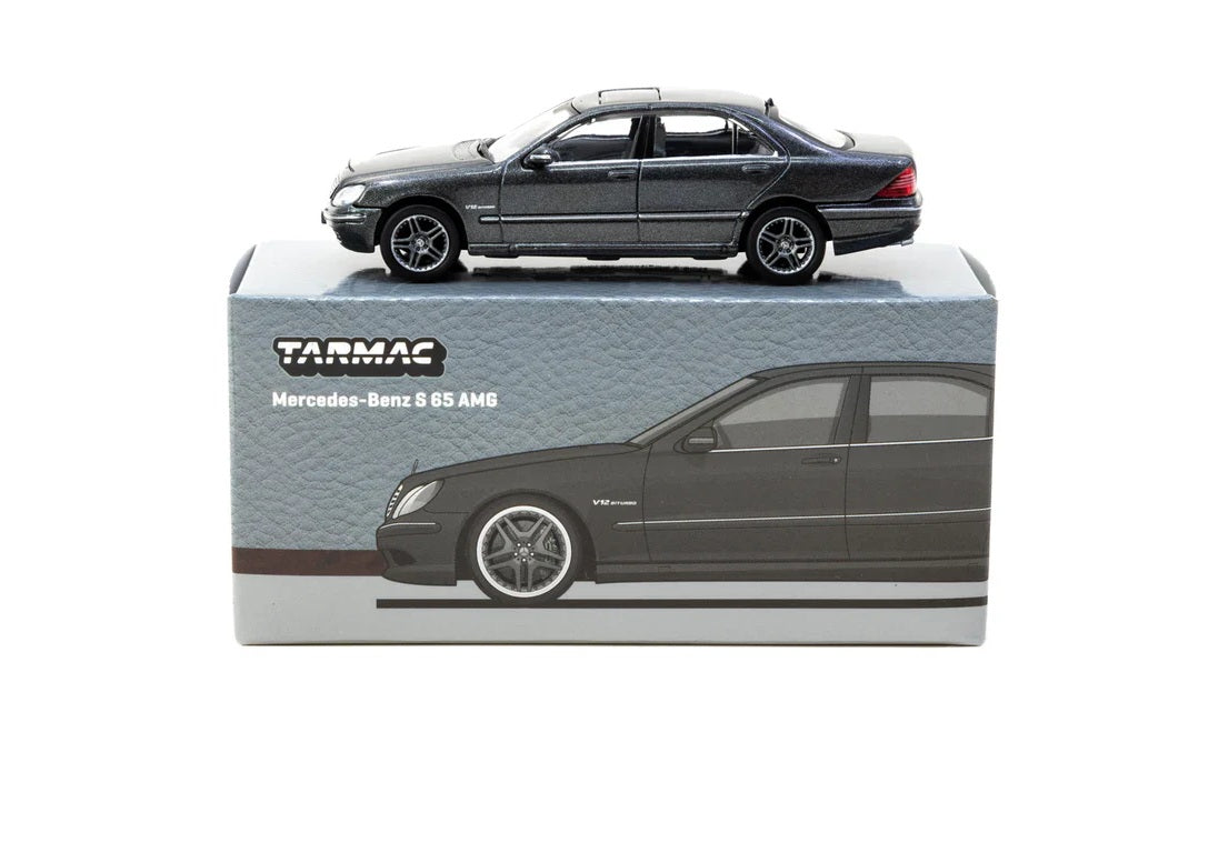 Tarmac Works - Mercedes-Benz S 65 AMG Tectite Grey Metallic - Scala 1/64 T64G-072-GY