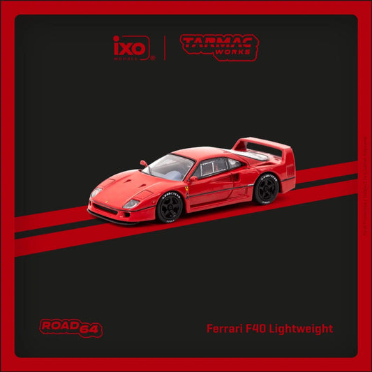 Tarmac Works - Ferrari F40 Lightweight Red - Scala 1/64 T64R-076-RE