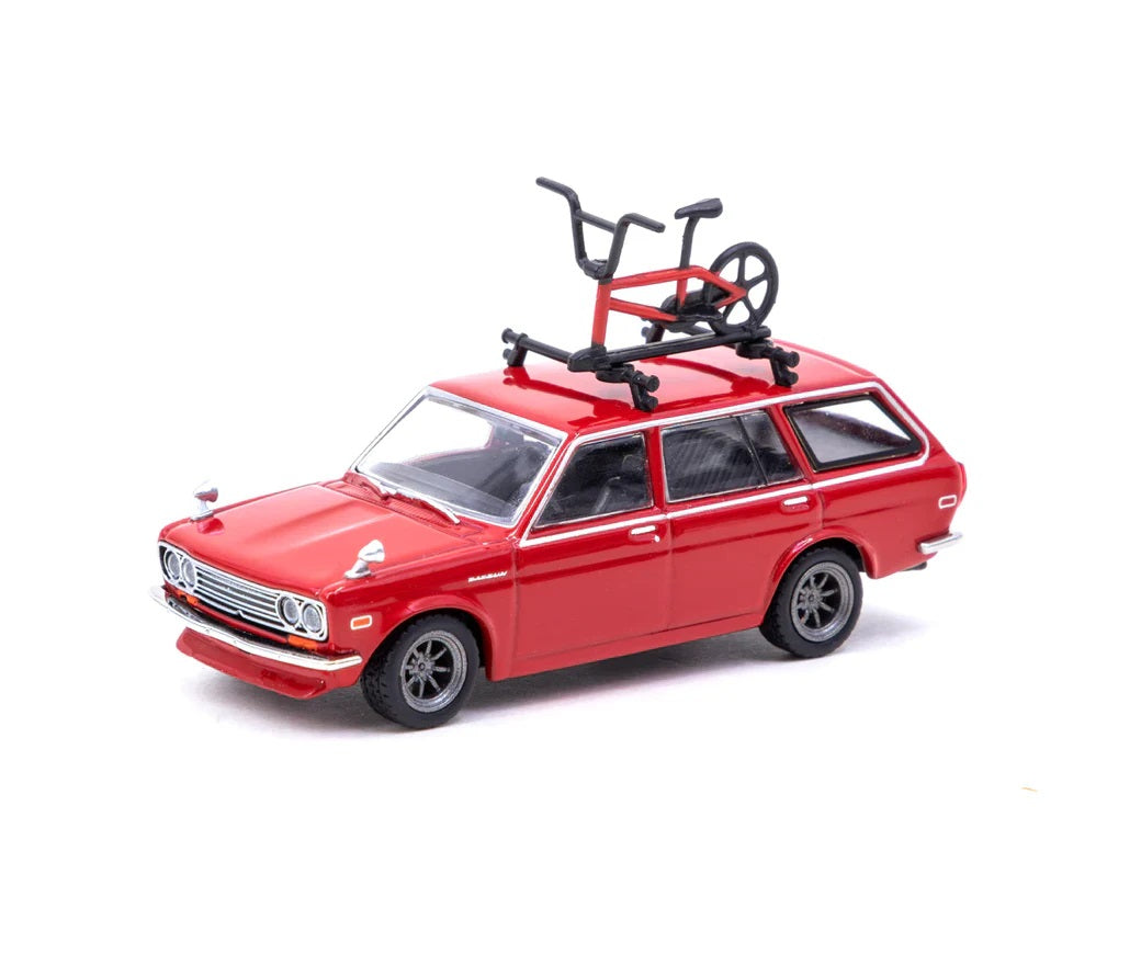 Tarmac Works - Datsun Bluebird 510 Wagon Red - Scale 1/64 T64G-026-RE