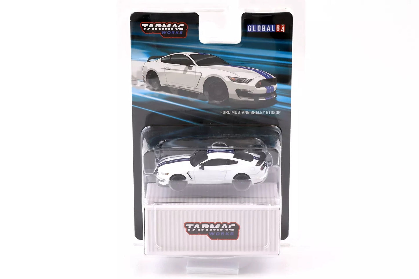 Tarmac Works - Ford Mustang Shelby GT350R White - Scala 1/64 T64G-011-WH