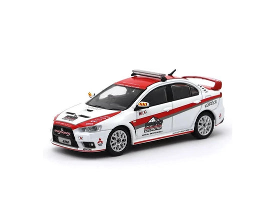 Tarmac Works - Mitsubishi Lancer Evolution X Pikes Peak Safety Car - Scala 1/64 T64-004-PP