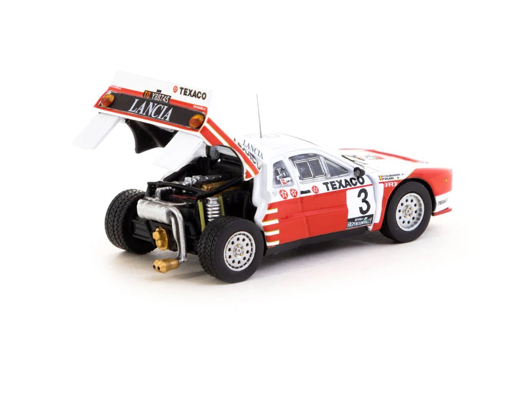 Tarmac Works - Lancia 037 Rally Rally Van Haspengouw 1985 Winner - Scale 1/64 T64P-TL002-85RVH03