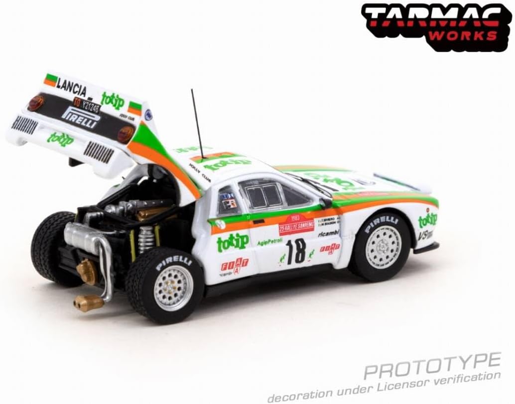 Tarmac Works - Lancia 037 Rally - Rallye Sanremo 1983 M. Biasion / T. Siviero - Scala 1/64 T64P-TL002-83SAN18