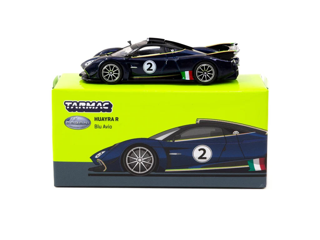 Tarmac Works - Pagani Huayra R Avio Blue - 1/64 Scale T64G-TL035-BL