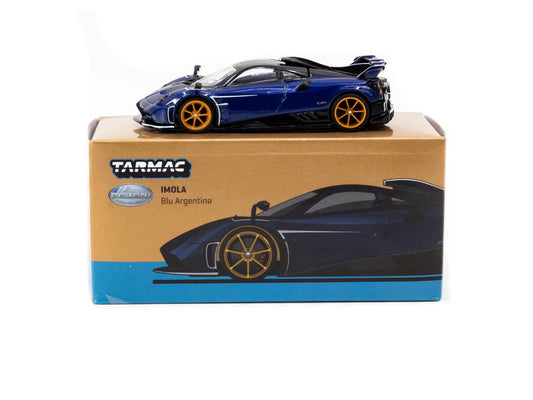 Tarmac Works - Pagani Imola Blu Argentina - Scala 1/64 T64G-TL046-BL