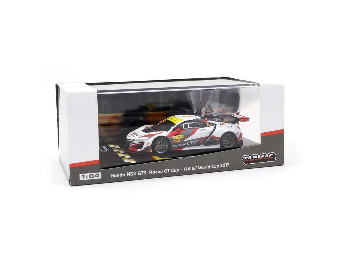 Tarmac Works - Honda NSX GT3 Macau GT Cup FIA GT World Cup 2017 - Scale 1/64 T64-028-17MGT84