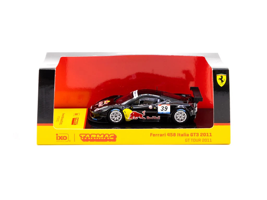 Tarmac Works X IXO Models - Ferrari 458 Italia GT3 GT TOUR 2011 #39 - Scala 1/64 T64-073-11GTT39