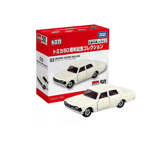 Takara Tomy Tomica - Toyota Crown Super Deluxe 50th Anniversary Edition - Scale 1/64 Approximately