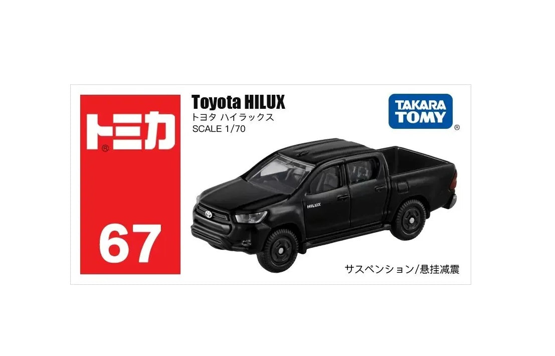 Takara Tomy Tomica - Toyota Hilux Pickup Black - Scala 1/70