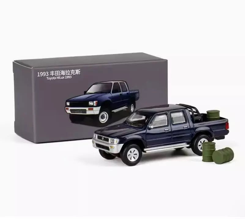 JKM Toyota Hilux 1993 Blue - Scala 1/64