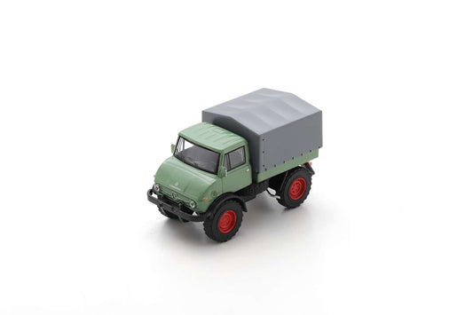 Schuco - Mercedes-Benz Unimog U406 Green/Red Rims - Scala 1/64 452037900