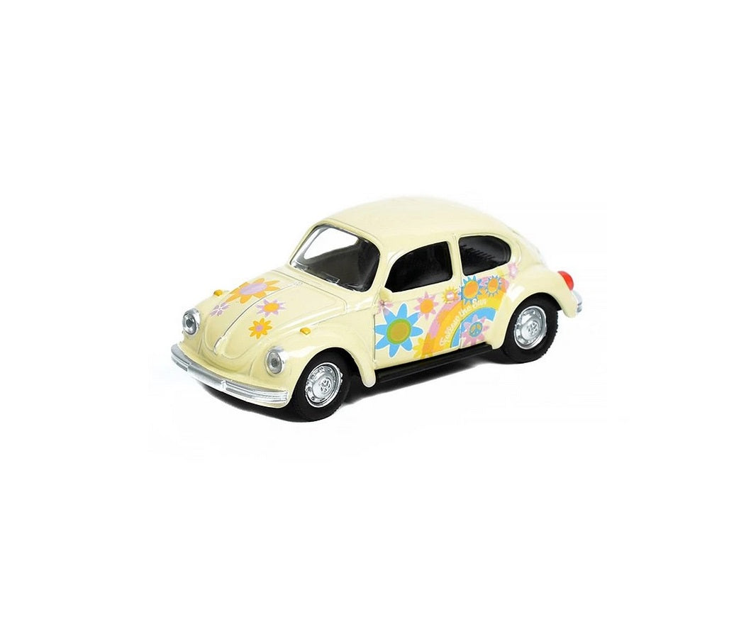 Norev - Volkswagen Beetle 1303 1973 Peace &amp; Love - Scale 1/64 Approximately