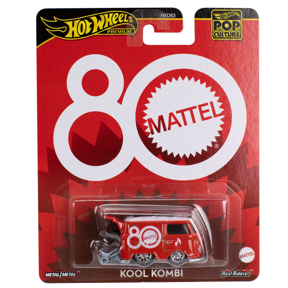 Hot Wheels Premium - Volkswagen Kombi 80th Anniversary Mattel - Pop Culture Scale 1/64