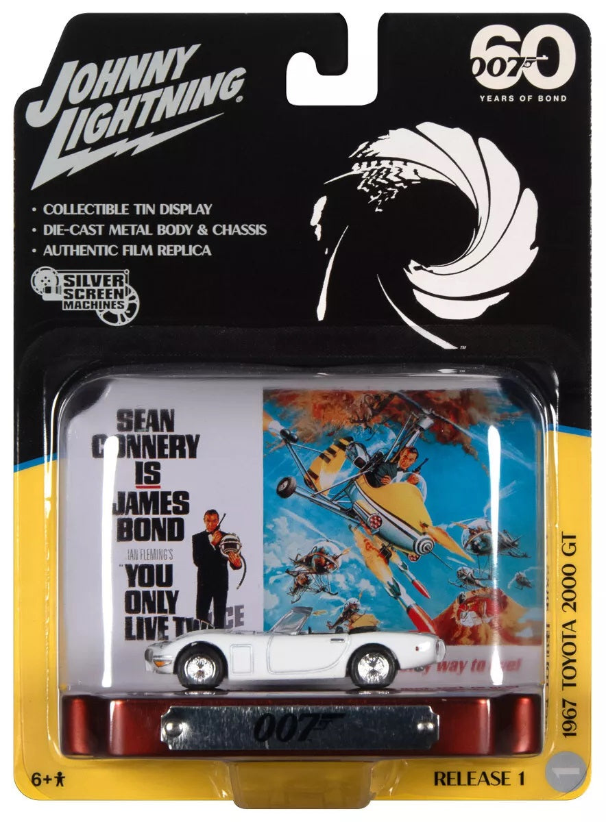 Johnny Lightning - 1967 Toyota 2000 GT James Bond "You Only Live Twice" - Scala 1/64