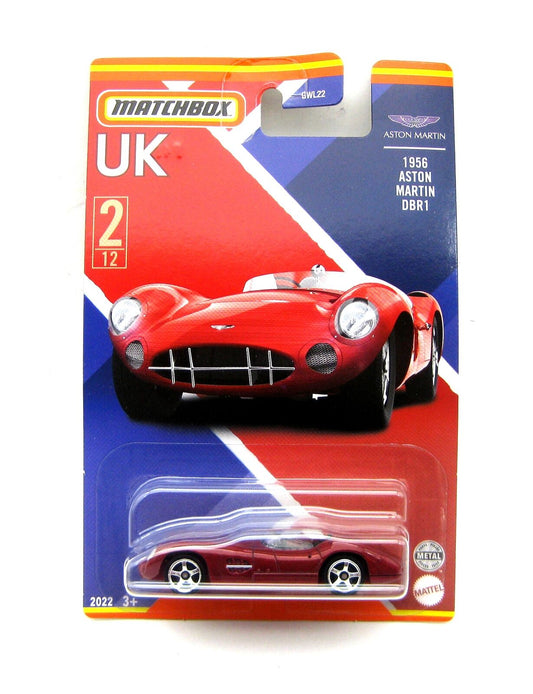 Matchbox - Aston Martin DBR1 1956 Red UK Series - Matchbox - Scala 1/64 Circa