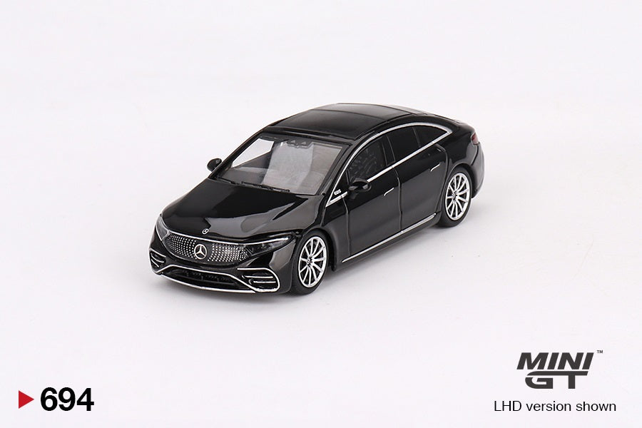 Mini GT - Mercedes-Benz EQS 580 4MATIC Black  - Scala 1/64 MGT00694