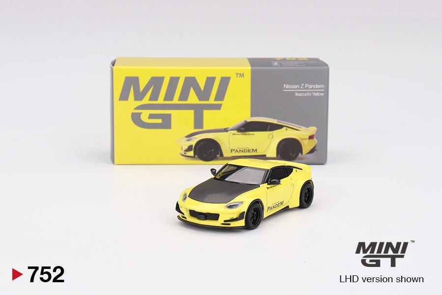 Mini GT - Nissan Z Pandem Ikazuchi Yellow LDH - Scale 1/64 MGT00752-L