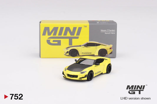 Mini GT - Nissan Z Pandem Ikazuchi Yellow LDH - Scala 1/64 MGT00752-L