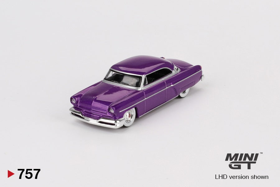 Mini GT - Lincoln Capri Hot Rod 1954 Purple Metallic - Scala 1/64 MGT00757