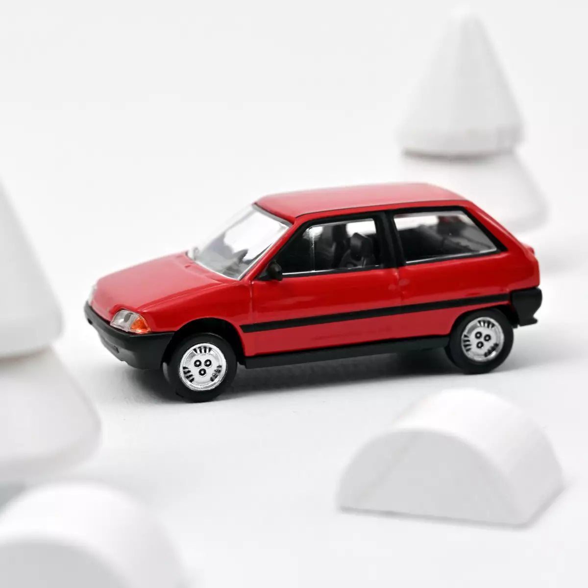 Norev - Citroen AX 1986 Red - Scale 1/64 Approx