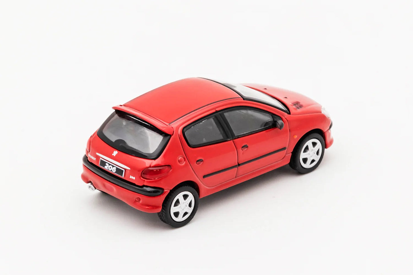 DCT Peugeot 206 5 Door Red - Scale 1/64