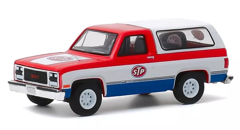 Greenlight - 1990 GMC Jimmy - STP - Blue Collar - Scala 1/64