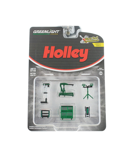 Greenlight - Holley - Auto Body Shop Accessories Workshop Green Color - Greenlight - Scale 1/64