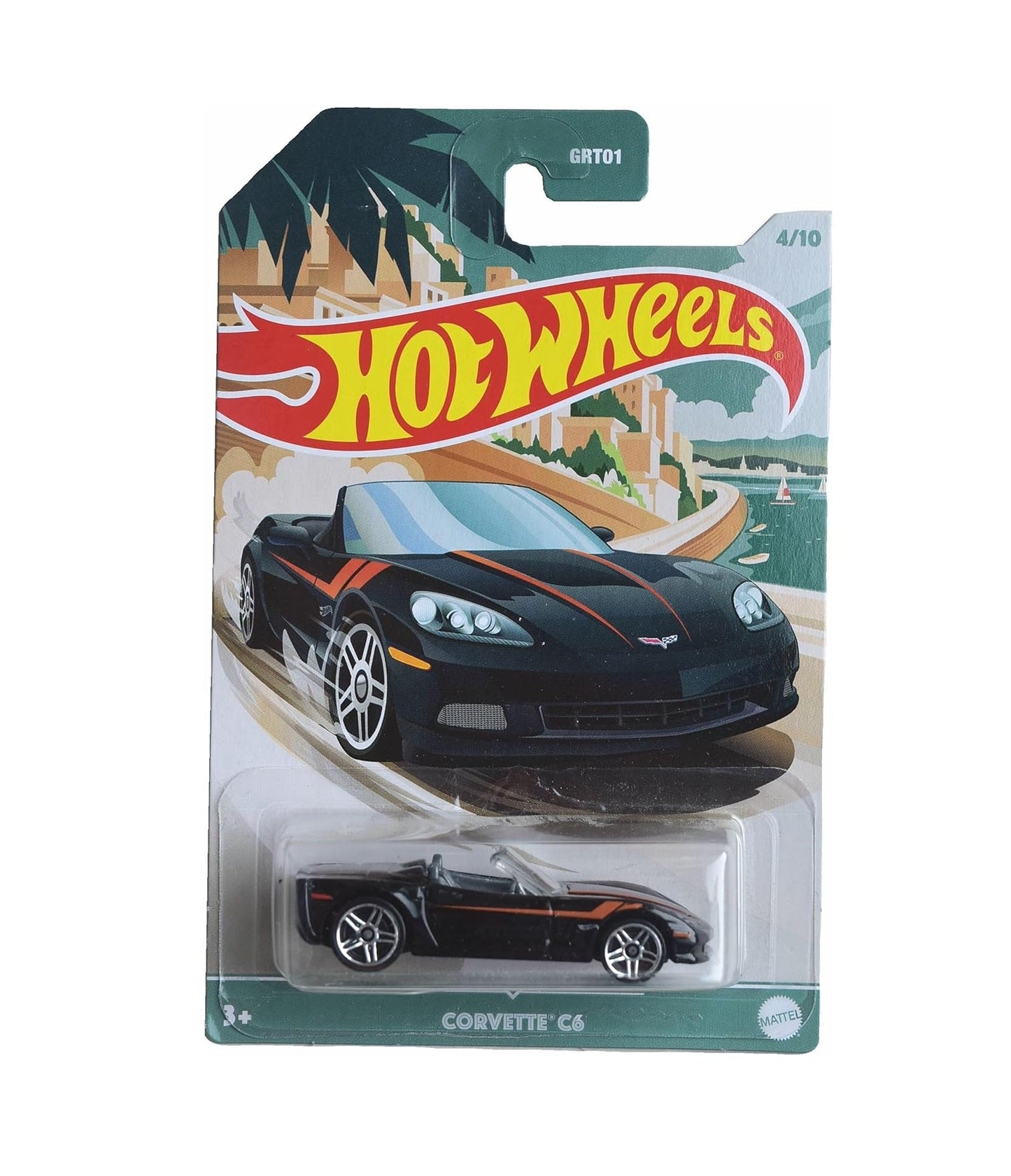 Hot Wheels - Corvette C6 Black - Hot Wheels - Scala 1/64 Circa