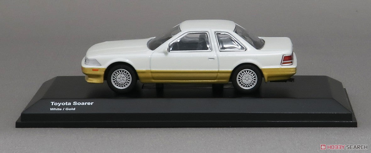 Kyosho - Toyota Soarer White / Gold (KS06506WG) - Scale 1/64