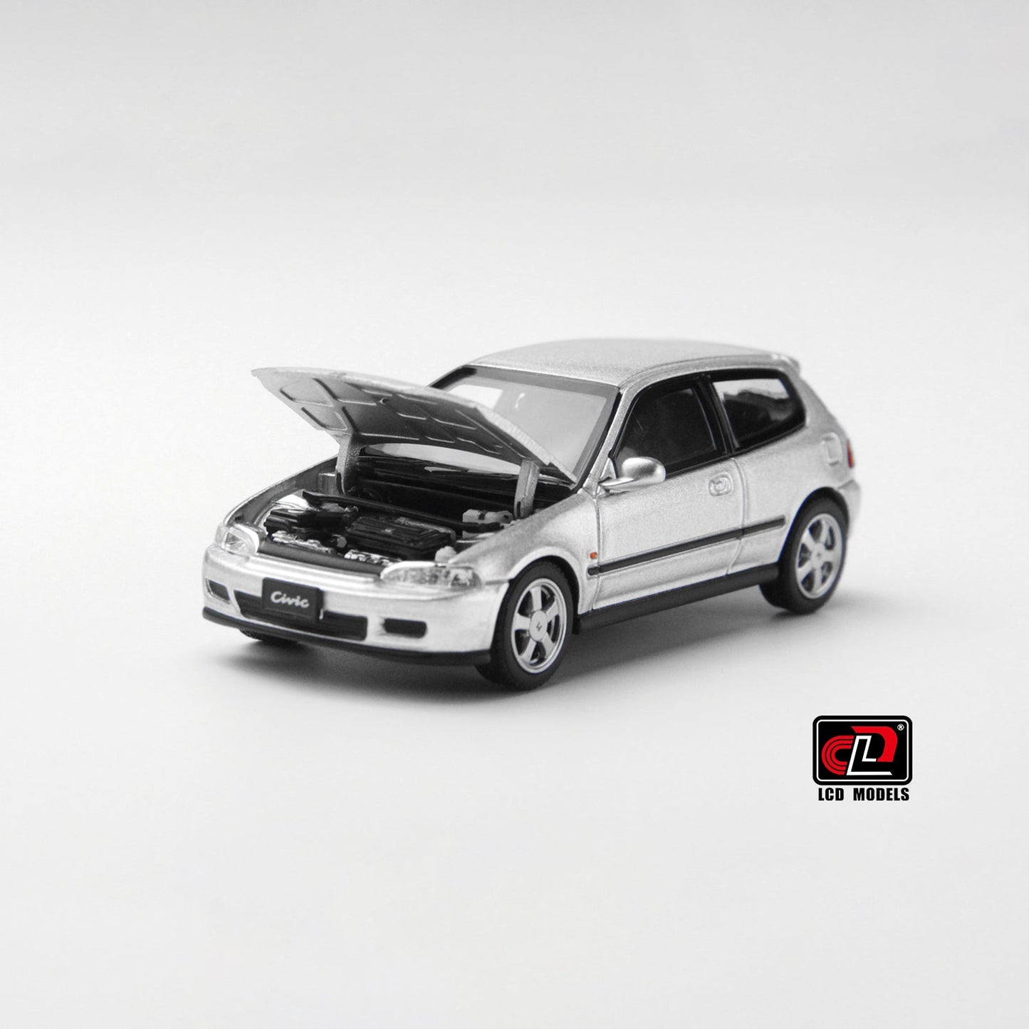 LCD Models - Honda CIVIC SiR II(EG6)-Silver - Scale 1/64 LCD64034-SI