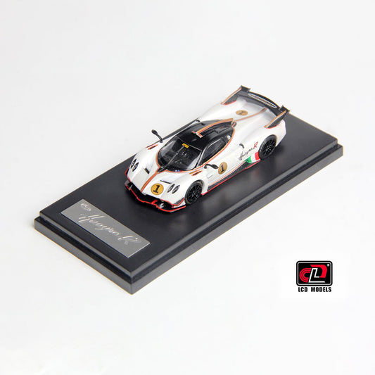 LCD Models - Pagani HuayraR Pearl White - Scale 1/64 LCD64028-WH