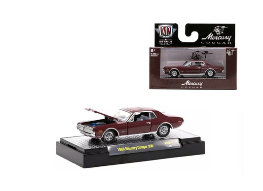 M2 Machines 1968 Mercury Cougar 390 Brown - Scale 1/64