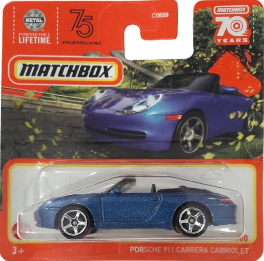 Matchbox - Porsche 911 Carrera Blue #79- Matchbox - Scala 1/64 Circa