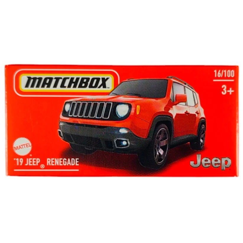 Matchbox - Jeep Renegade 2019 #16 - Matchbox - Scala 1/64 Circa