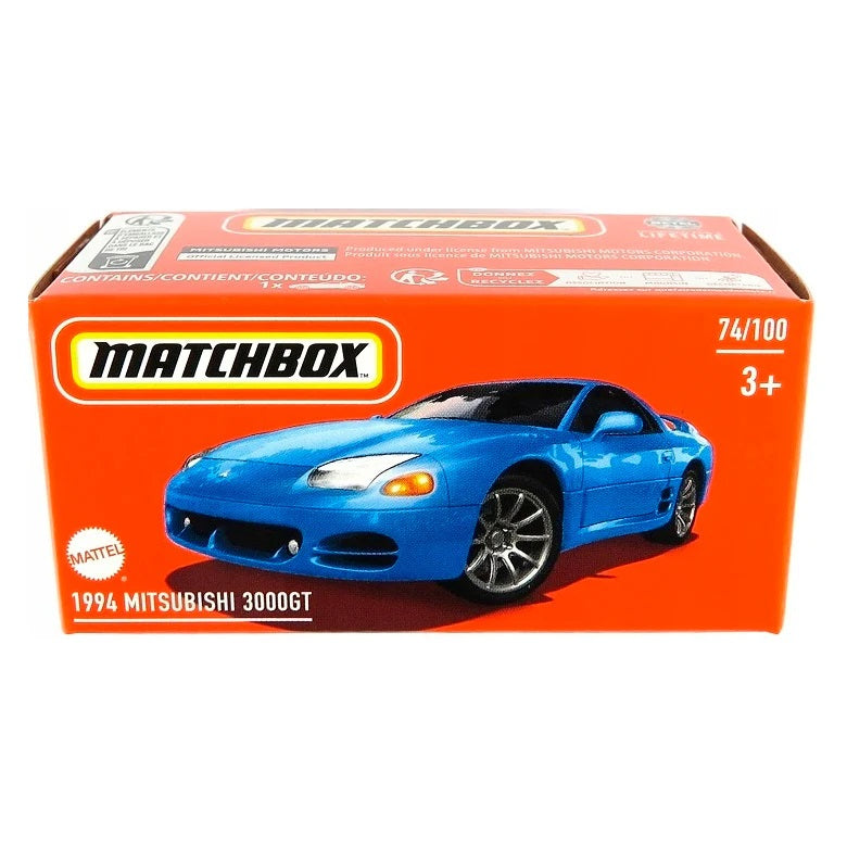 Matchbox - Mitsubishi 3000GT #74 Blue - Matchbox - Scale 1/64 Approximately