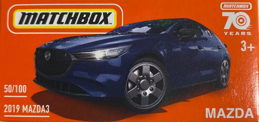 Matchbox - Mazda3 #50 Blue - Matchbox - Scala 1/64 Circa