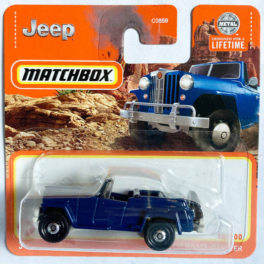 Matchbox - Willys Jeepster 1948 Blue #10 - Matchbox - Scale 1/64 Approximately