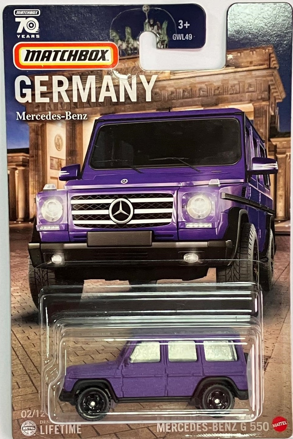 Matchbox - Mercedes-Benz G 550 Violet Germany - Matchbox - Scala 1/64 Circa