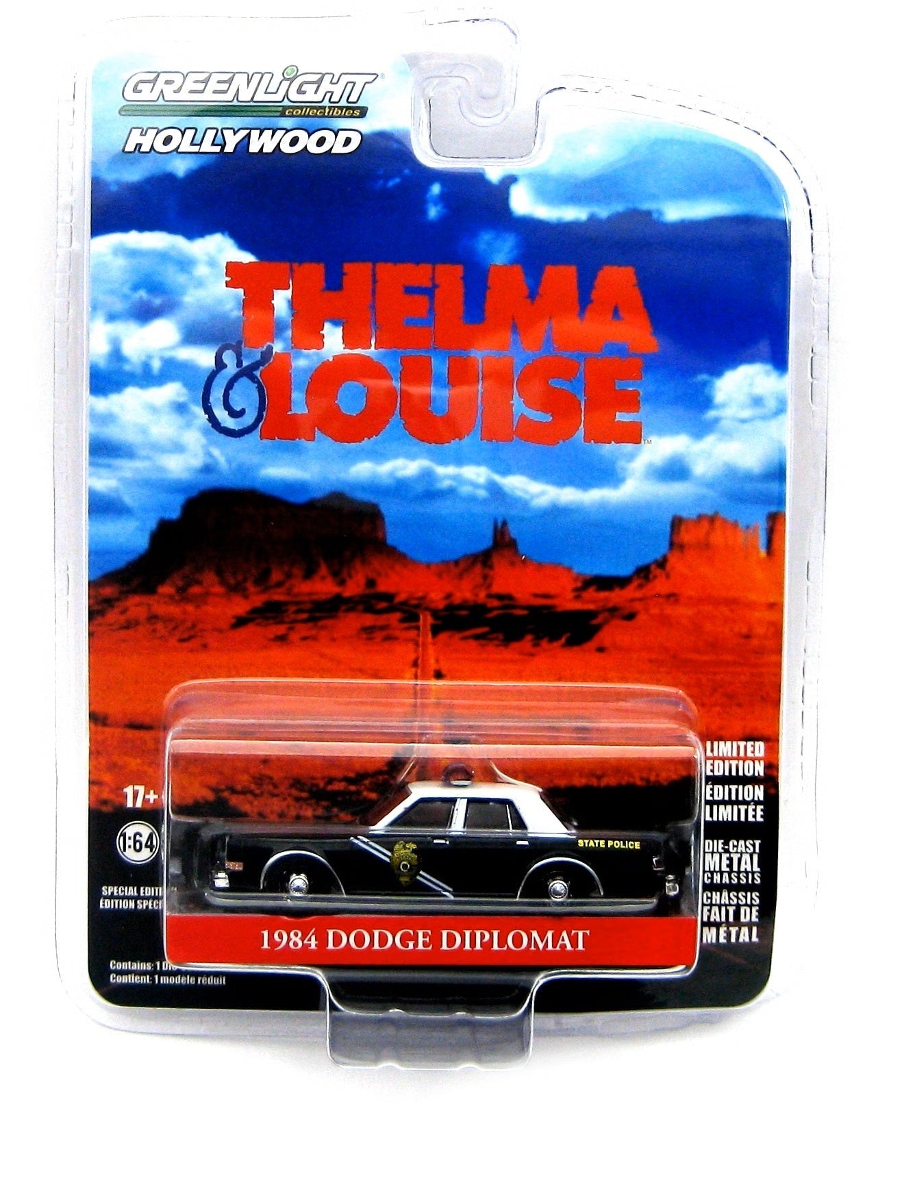 Greenlight - 1984 Dodge Diplomat State Police Thelma & Louise - Scala 1/64